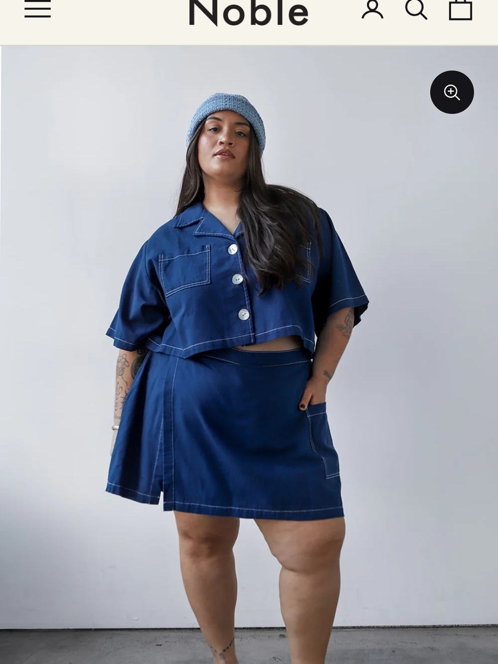 Noble Shell Utility Skort Navy 1x Sold Out On Website!!